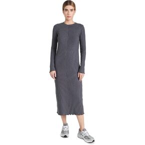 Sweaty Betty Women's Ribbed Long Sleeve Midi Dress