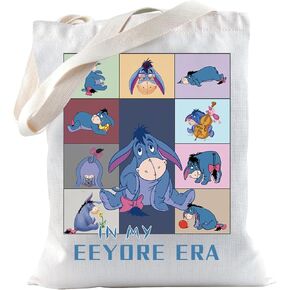 TSOTMO Cartoon Donkey Gift Cartoon Characters Tote Bag For Donkey Lovers Donkey Kawaii Shoulder Bag For WDW