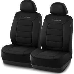 Skechers Memory FoamCar Seat Covers,Thick Cool Touch Fabric Seat Covers,car seat Protector Full Set,Airbag Compatible,Automotive Comfort Protection for Most Cars,Vans,Trucks,SUV,Blue