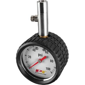 Performance Tool W1450 Tire Pressure Gauge - Measures 1 to 100 PSI in One Pound Increments