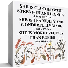 Baby Girl Nursery Desk Decor Wooden Sign, Boho Rainbow Nursery Decoration for Playroom Toddler Girl Bedroom, Nursery Gift for Baby Girl Newborn Kids, Baby Poem