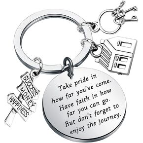 FUSTMW Realtor Gifts Keychain Real Estate Broker Gift Real Estate Agent Keychain