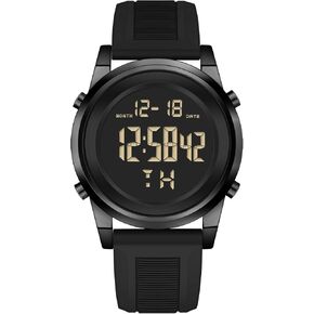 Military Black Waterproof Sports Wrist Watches for Men Digital Tactical Mens Sport Watches Waterproof Military