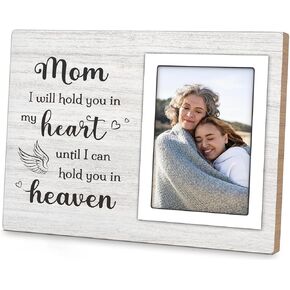 Memorial Gifts for Loss of Mother, Memorial Picture Frame - Loss of A Mother Sympathy Gifts Condolences Remembrance Gift for Mom Passing Away In Loving Memorial Frame Fits 4x6 In Photo