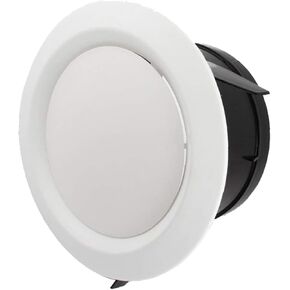 Ventilation Grille Cover, Disc Ventilation Grille, Adjustable Disc Ventilation Grille, ABS Plastic White Color - 125mm/4.88 inch