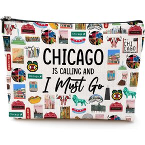 Las Vegas Cosmetic Bag Makeup Bag Las Vegas Lovers Gift Las Vegas Travel Souvenir Merch Vacation Friendship Gifts for Women Friends Sister Traveller Daughter Girls Trip Gifts Favors Christmas Birthday
