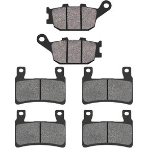 AHL Brake Pads Set for Honda CBR900 RR Fireblade 1998-2003 CBR954 RR 2002-2003 CBR929 RR 2000-2001 RVT1000 R/RC51 2000-2006 VTR1000 SP (SP1) (SP2) 2000-2007 (Semi-metallic)