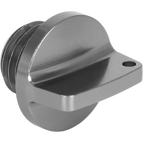 M20 x 2.5 Universal Motorcycle Engine Oil Filler Cap Screw Cover Plug Gray with O-ring Valve Oil Cap Transmission Tank Cover