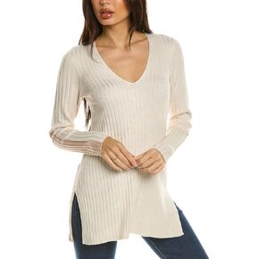 Trina Turk Women's Two Tone Tunic Sweater