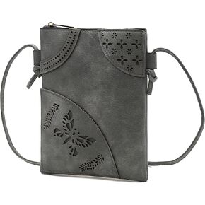 MKF Collection Crossbody Bags for Women Handbag, PU Leather Crossover, Small Shoulder Side Messenger Purse