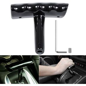 Yoursme T-Handle Gear Shifter Knob Fits for Jeep Dodge Charger Challenger Compass and Jeep Wrangler JK 2012-2017（Blue, Please DO NOT refer to The first picture）