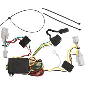 Tekonsha 118413 T-One® T-Connector Harness, 4-Way Flat, w/Converter, Compatable with 2006-2011 Hyundai Azera, 2001-2007 Toyota Highlander, Black