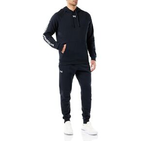 Under Armour 1379768-1-LG Men's UA Rival Fleece Suit Black LG