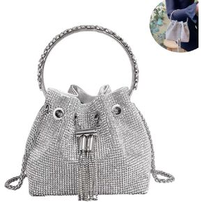 BBTT.ful Women's Evening Handbags Rhinestone Purse Sparkling Crossbody Bag Wedding Prom Party Club Purses