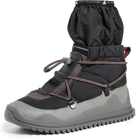 adidas by Stella McCartney Women's aSMC Winterboot COLD.RDY, Black/Grey Four/Active Orange, 6.5 Medium US in Saudi Arabia