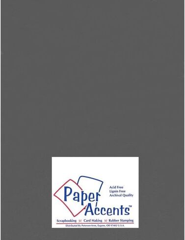 PA Paper Accents Heavyweight Smooth Cardstock 8.5" x 11" Moon Blue, 100lb colored cardstock paper for card making, scrapbooking, printing, quilling and crafts, 25 piece pack in Saudi Arabia