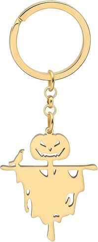WEVENI Novelty Halloween Grim Reaper Keychain Skull Key Ring Car Bag Wallet Accessories Charms for Women Girls Skull Gifts in Kuwait