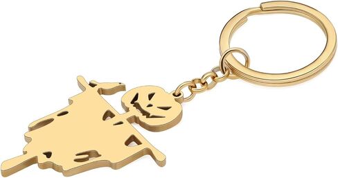WEVENI Novelty Halloween Grim Reaper Keychain Skull Key Ring Car Bag Wallet Accessories Charms for Women Girls Skull Gifts in Kuwait