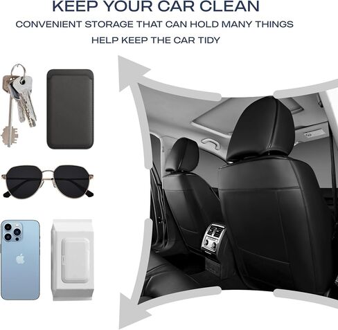 Skechers MAX Cushioning Seat Covers,Memory Foam Leather Car Seat Covers,Waterproof Car Seat Protector Front Seats,Car Seat Cushion Airbag Automotive Universal Fit for Most Cars,Vans,Trucks,SUV,Black in Saudi Arabia