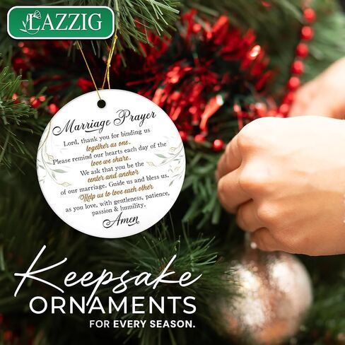 Christian Wedding Gifts for Couples - Marriage Prayer Ornament, Religious Wedding Gifts for Married Couples, Newlyweds - Marriage Gifts for Couples, Christian Bridal Shower Gifts in Saudi Arabia