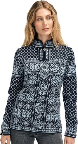 Dale of Norway Women's Long Sleeve Pullover Wool Sweater in Kuwait