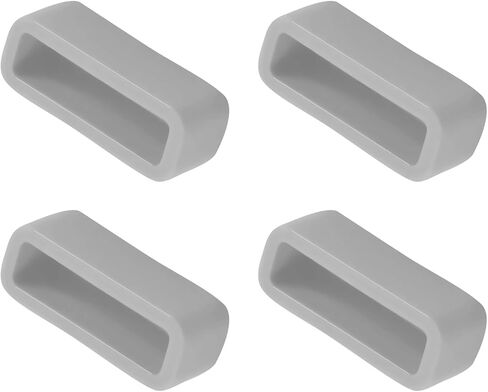 4pcs Silicone Watch Band Loop - Rubber Watch Holder for Watch Band Keeper Repair Replacement Use in Saudi Arabia