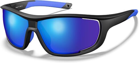 CARFIA Polarized Sports Sunglasses for Men and Women TR90 Lightweight Cool Frame Driving Cycling Running Fishing Eyewear in Kuwait