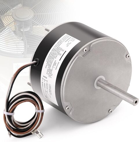RV AC Condenser Fan Motor Compatible with Genteq F48AF70A61 Fan Motor fit Dometic RV Air Conditioner Product Number 3315332.005 1/5 Hp 115V 2.5A 3 Speeds in Saudi Arabia