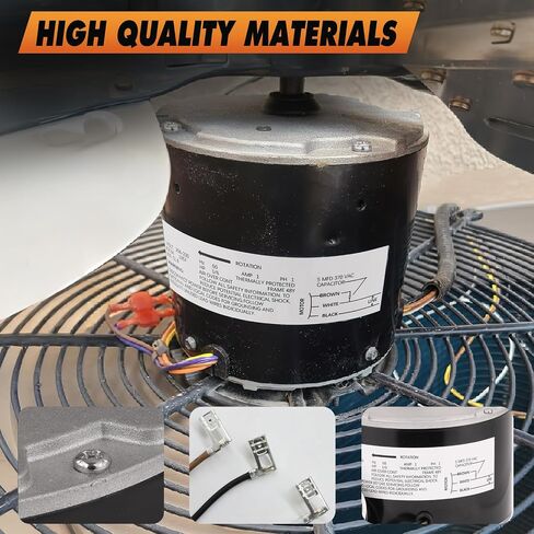 RV AC Condenser Fan Motor Compatible with Genteq F48AF70A61 Fan Motor fit Dometic RV Air Conditioner Product Number 3315332.005 1/5 Hp 115V 2.5A 3 Speeds in Saudi Arabia