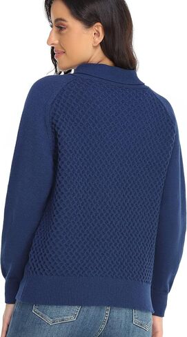 Women Cable Knit Cardigan Shawl Collar Long Sleeve Button Up Sweaters with Pockets Cozy Warm Outwear in Saudi Arabia
