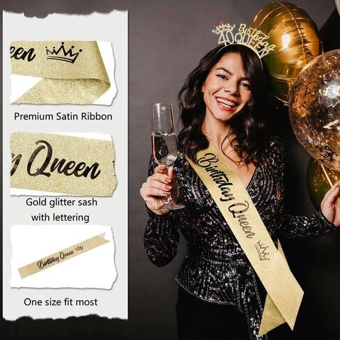 زينة عيد الميلاد الثمانين للنساء، عصابة رأس لعيد الميلاد الثمانين، وشاح وتاج ملكة عيد الميلاد الثمانين، تاج ووشاح عيد الميلاد الثمانين، تاج عيد الميلاد الثمانين، هدايا عيد الميلاد الثمانين للنساء، زينة حفلة عيد ميلاد سعيد الثمانين in Saudi Arabia