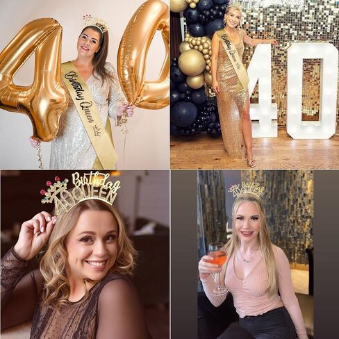 زينة عيد الميلاد الثمانين للنساء، عصابة رأس لعيد الميلاد الثمانين، وشاح وتاج ملكة عيد الميلاد الثمانين، تاج ووشاح عيد الميلاد الثمانين، تاج عيد الميلاد الثمانين، هدايا عيد الميلاد الثمانين للنساء، زينة حفلة عيد ميلاد سعيد الثمانين in Saudi Arabia
