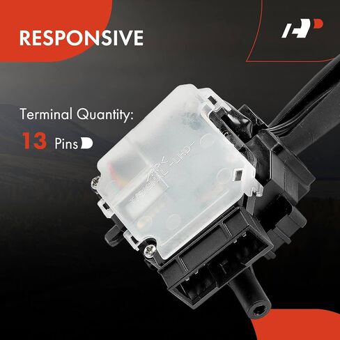 A-Premium Turn Signal Switch, Headlight Dimmer (Auto), Parking Light Multifunction Switch Lever Compatible with Hyundai Santa Fe 07-12, Sonata 09-10, Kia Optima 06-11, No Fog Light in Saudi Arabia