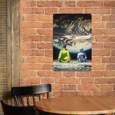 Generic Cyber ​​2077 Edgerunners Anime Room Decor - علامات معدنية جدار الفن لوحة الديكور لبار حانة المرآب المنزل ملصق 12 × 8 بوصة اللاعب in Saudi Arabia