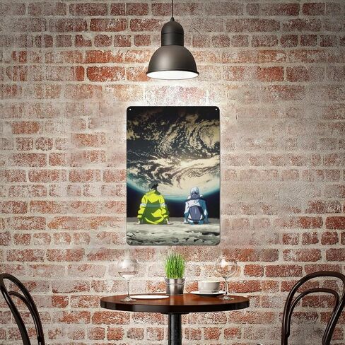 Generic Cyber ​​2077 Edgerunners Anime Room Decor - علامات معدنية جدار الفن لوحة الديكور لبار حانة المرآب المنزل ملصق 12 × 8 بوصة اللاعب in Saudi Arabia