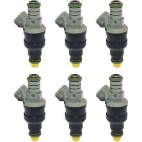 Fuel Injectors 0280150710 F03E-A2B F87E-D2A Compatible With Lincoln Continental Mazda B3000 Merkur Scorpio Ford E150 F150 Bronco Windstar 6-Pack