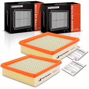 A-Premium 2-PC Engine Air Filter Compatible with Honda Civic 1996-2000, CR-V 1997-2001 & Acura EL 1997-2000, 1.6L 2.0L