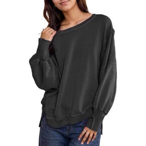 Women Oversized Sweatshirts Hoodies Crewneck Fall Winter Outfits Long Sleeve Pullovers