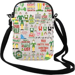 TSOTMO Family Comedy Gift Funny 90s Movie Gift Funny Christmas I Know Him Crossbody Bag Gift for Daughter