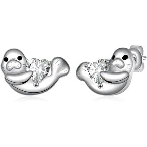 Manatee Gifts 925 Sterling Silver Manatee Earrings Manatee Jewelry for Women Manatees