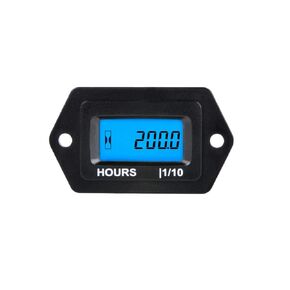 عداد ساعة رقمي LCD DC(9V إلى 65V)، مقياس عداد الساعة، يستخدم لمولد جزازة العشب، منفاخ الثلج، قارب بحري، عربة الجولف، رافعة شوكية، محرك RV