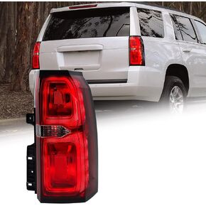 Huray Left Tail Light Fit for Chevy Tahoe/Suburban 3500 HD 2015-2020, Red Taillight OE Style Tail lamp Rear Brake Lamp Replacement for GM2800264 84467058 Driver Side