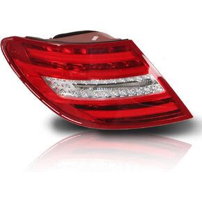 Tail Light Assembly Left Side Compatible with W204 C250 C300 C350 2011-2014 Rear Brake Lamp 2049060603 MB2800135