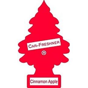 LITTLE TREES Car Air Freshener | Hanging Paper Tree for Home or Car | Cinnamon Apple
