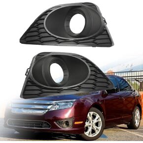 munirater 1 Pair Fog Light Cover Left and Right Side Replacement for 2010 2011 2012 Fusion LH & RH FO1038120, FO1039120