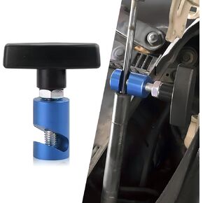 UGSHY 1 PC M12 x 1.25 Car Modification Hood Prop Accessories, Metal Anti-Pinch Vehicle Hood Prop Tool, Universal Automotive Hood Trunk Tailgate Lift Support Holder for Truck SUV Car (Blue)