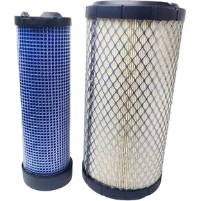 Outer Inner Air Filter Kit 17743-U2230-71 17744-U2230-71 Compatible with Toyota Forklift 4Y Engine Replace RS3940 AF25648 17743U223071 42806 P610905 83347