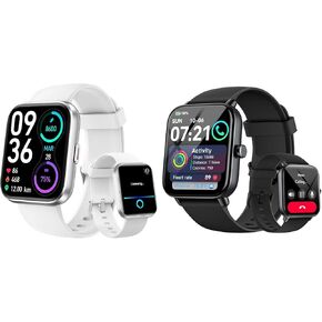 aeac Smart Watches for Men, 2024 Newest Fitness Watches Women, Alexa Built-in & Stable Bluetooth Call, with Heart Rate/SpO2/Sleep Monitor,