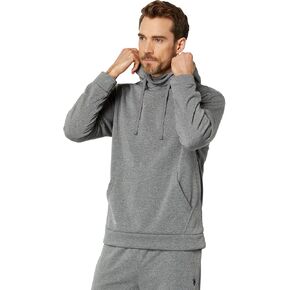 U.S. Polo Assn. Popover Mask Hoodie Campus Heather Grey LG