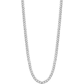 Monily Chain for Men Stainless Steel Cuban Curb Link Chains Necklace Women Boys Jewelry